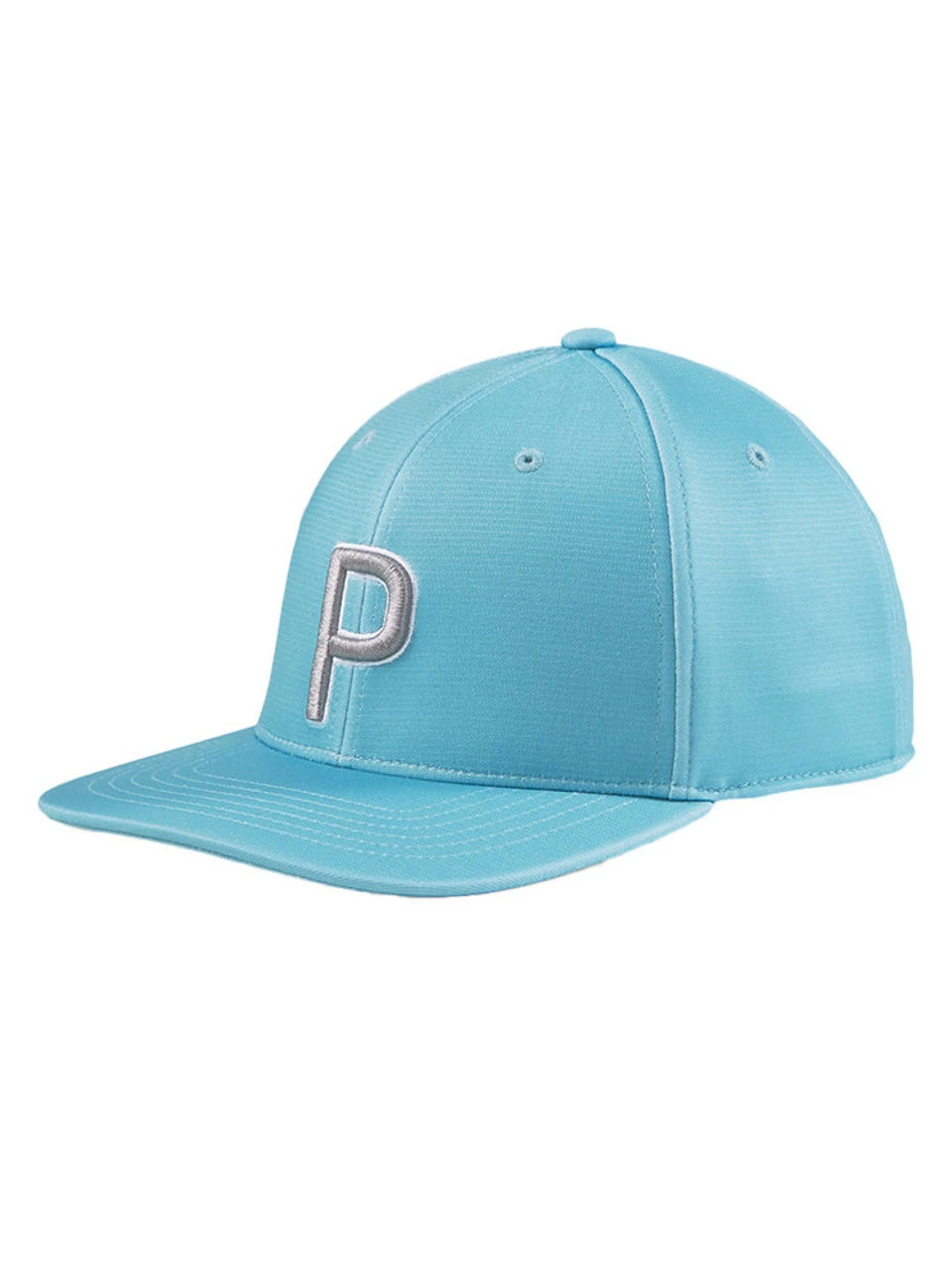 Puma P 110 Snapback Cap - Aqua Heather/Quiet Shade 1 Puma P 110 Snapback Cap - Aqua Heather/Quiet Shade