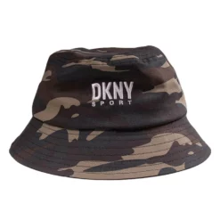 DKNY Sport Camo Bucket Hat - Dark Camo