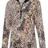 Birdee Sport Women's Exotic Over Layer - Cream Animal