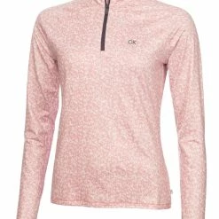 Calvin Klein W Bolina 1/4-Zip Mid-layer - Ice Pink