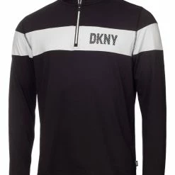 DKNY Golf New Bedford Half Zip - Black