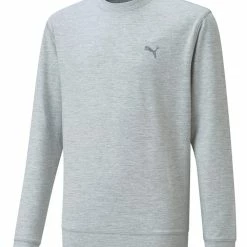 Puma Junior Boys CLOUDSPUN Crewneck - High Rise Heather