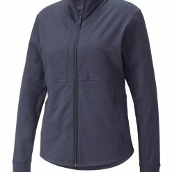 Puma Women's CLOUDSPUN Daybreak Jacket - Navy Blazer Heather