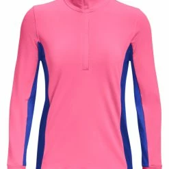 Under Armour Women's Storm Midlayer 1/2 Zip - Pink Punk/Versa Blue