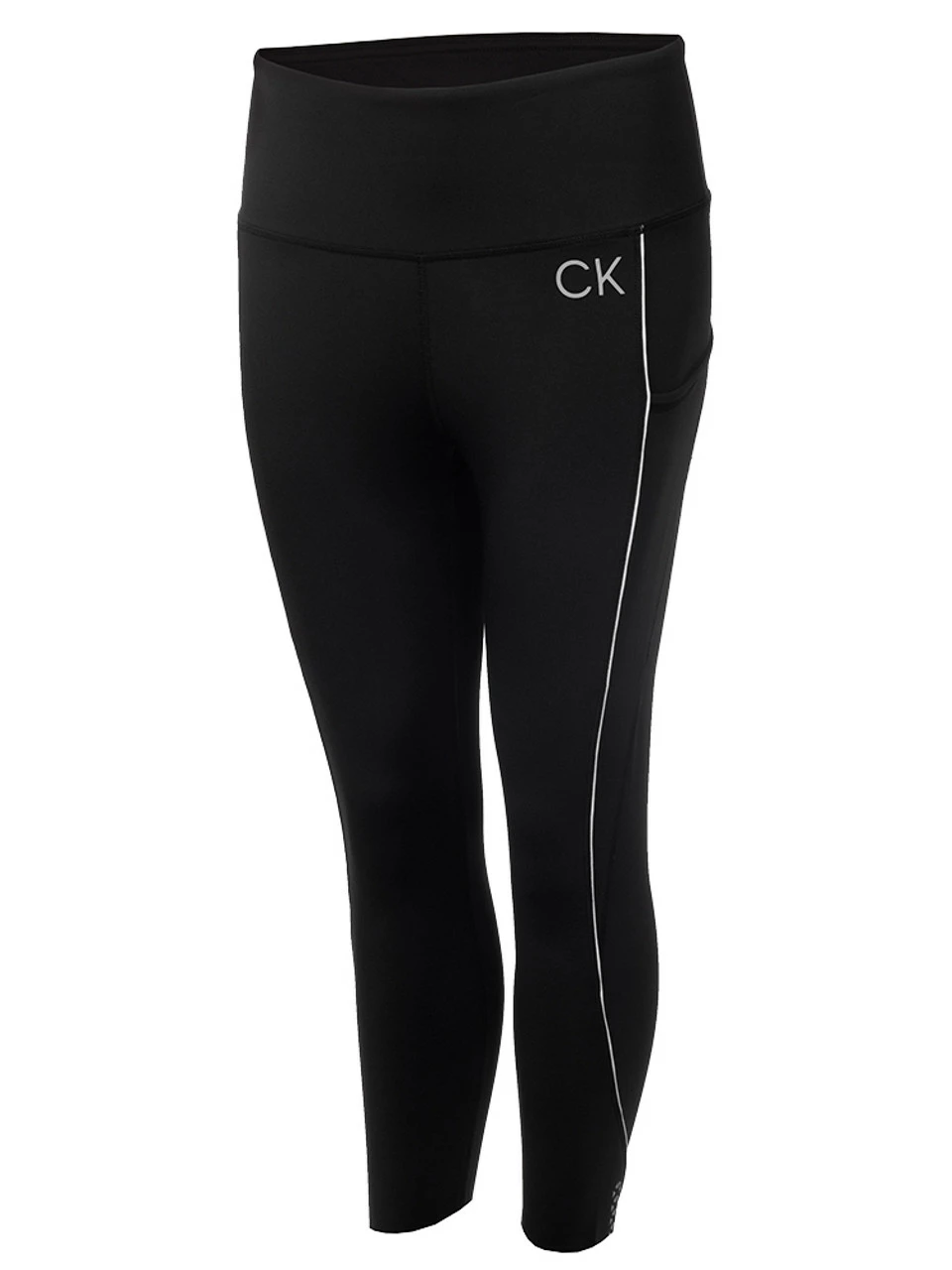 Calvin Klein W Flex Legging High Waisted 7/8 Length - Black 1 Calvin Klein W Flex Legging High Waisted 7/8 Length - Black
