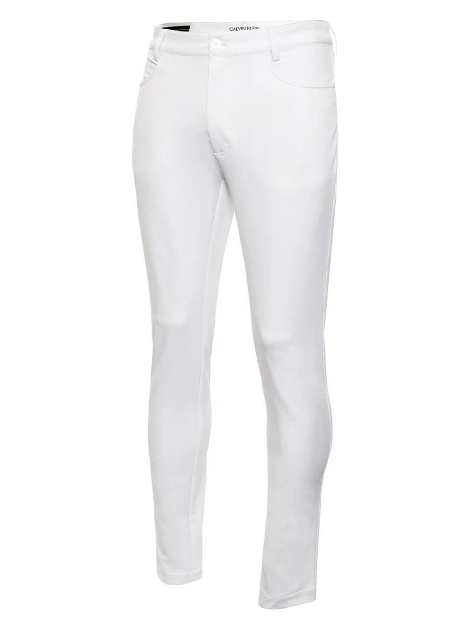 Calvin Klein Genius 4-Way Stretch Trouser - White 1 Calvin Klein Genius 4-Way Stretch Trouser - White