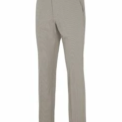 Greg Norman Classic Mini Check Pant - Sandstone