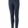 Puma Women's Printed Golf Tights - Navy Blazer