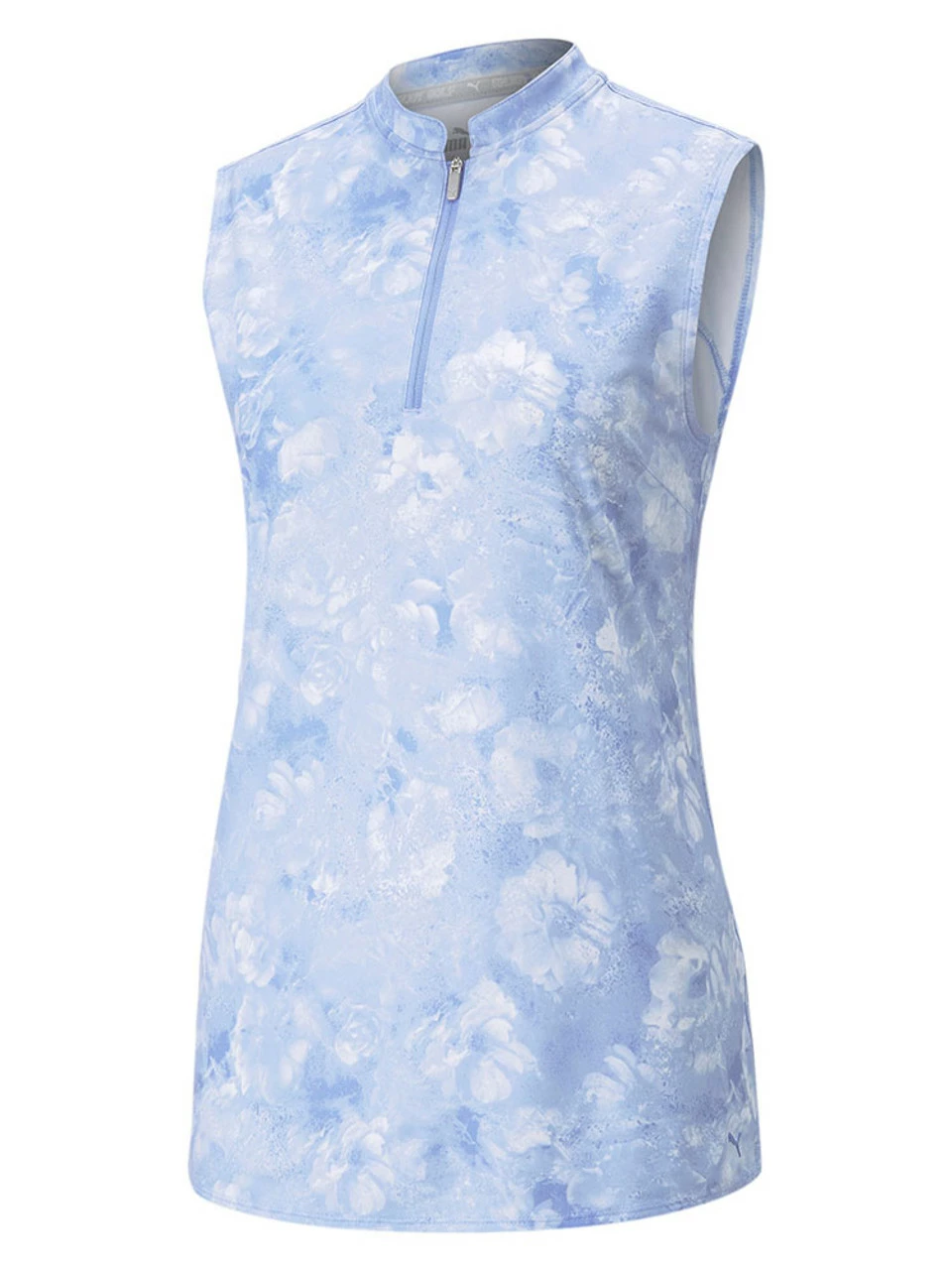 Puma Women's CLOUDSPUN Iris Sleeveless Golf Polo - Lavender Pop/Bright White 1 Puma Women's CLOUDSPUN Iris Sleeveless Golf Polo - Lavender Pop/Bright White