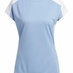 Adidas W Colorblock Primeblue HEAT.RDY Shirt - Ambient Sky