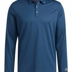 Adidas Golf Long Sleeve Polo Shirt - Crew Navy
