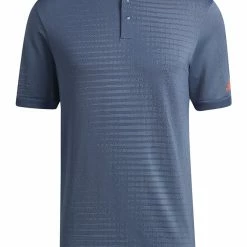 Adidas Statement Seamless Polo Shirt - Crew Navy/Blue Grey