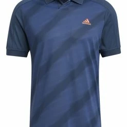 Adidas Statement Print Polo Shirt - Crew Navy/Night Marine