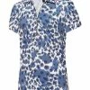 Birdee Sport Women's Rosheen Short Sleeve Top - Navy Animal