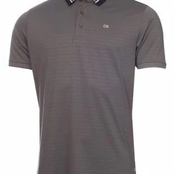 Calvin Klein Whisper Polo Shirt - Charcoal