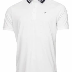 Calvin Klein Whisper Polo Shirt - White