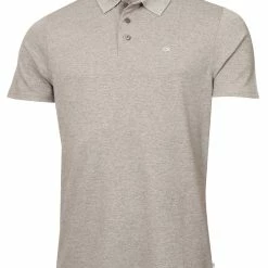 Calvin Klein Performance Crosstown Pique Polo Shirt - Grey Marl
