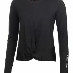 Calvin Klein W Nida Long Sleeve Top - Black