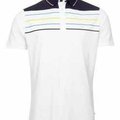 Calvin Klein Pacific Grove Polo - White/Navy