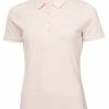 Calvin Klein W Performance Cotton Pique Polo - Ice Pink