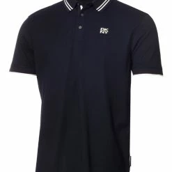 DKNY Golf Spike Polo - Navy/White