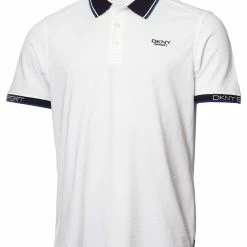 DKNY Sport South Slope Polo - White