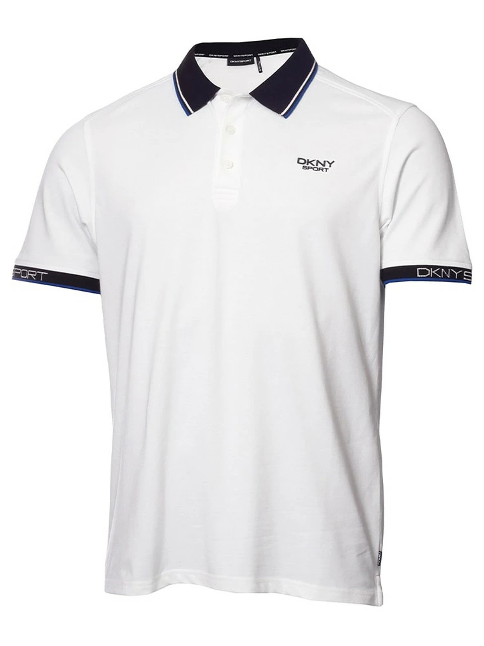 DKNY Sport South Slope Polo - White 1 DKNY Sport South Slope Polo - White