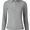 Daily Sports W Carmela Long Sleeve Polo - Black