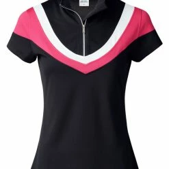 Daily Sports W Tisha Short Sleeve Polo - Navy