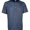 Greg Norman Performance Stripe Polo - Navy