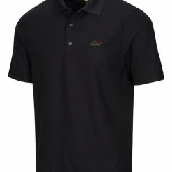 Greg Norman Classic Pique Shark Polo - Black