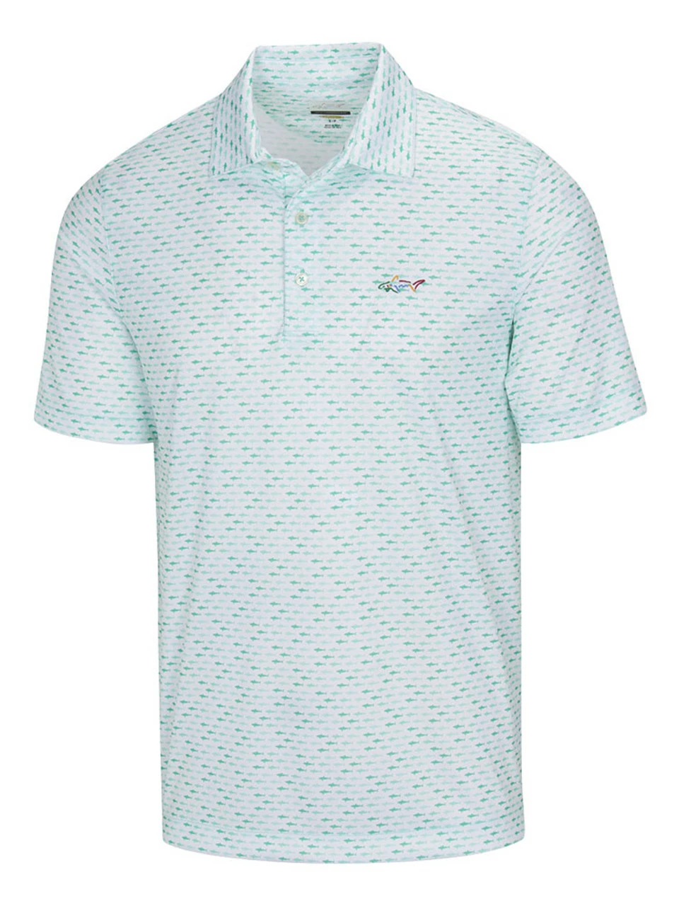 Greg Norman Shark Foulard Polo - Deep Opal 1 Greg Norman Shark Foulard Polo - Deep Opal