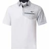 Mizuno Quick Dry Hazard Bloc Polo - White