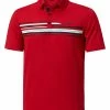 Mizuno Quick Dry Elite Stripe Polo - Red
