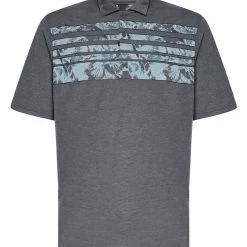 Oakley Azalea Stripe Polo - Blackout Heather
