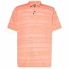 Oakley Aero Pro Stripe Polo - Sunset Heather