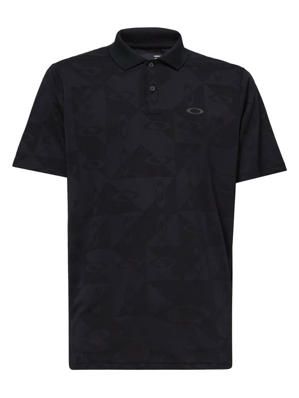 Oakley Contender Pro Icon Polo - Ellipse Pattern Black 1 Oakley Contender Pro Icon Polo - Ellipse Pattern Black