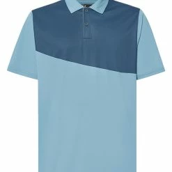 Oakley Divisional Colour BLK Polo - Copen Blue