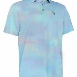 Original Penguin Soft Filtered Tie Dye Print (Reg Fit) Golf Polo - Cloisonne