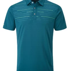 Ping Portman Tailored Fit Polo - Deep Atlantic/Scuba Blue