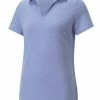 Puma Women's CLOUDSPUN Coast Golf Polo - Lavender Pop Heather