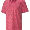 Puma MATTR Beach Trip Golf Polo - Sunset Pink/Quiet Shade