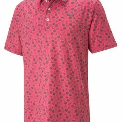 Puma MATTR Beach Trip Golf Polo - Sunset Pink/Quiet Shade