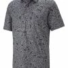 Puma CLOUDSPUN Petal Golf Polo - Quiet Shade/Puma Black