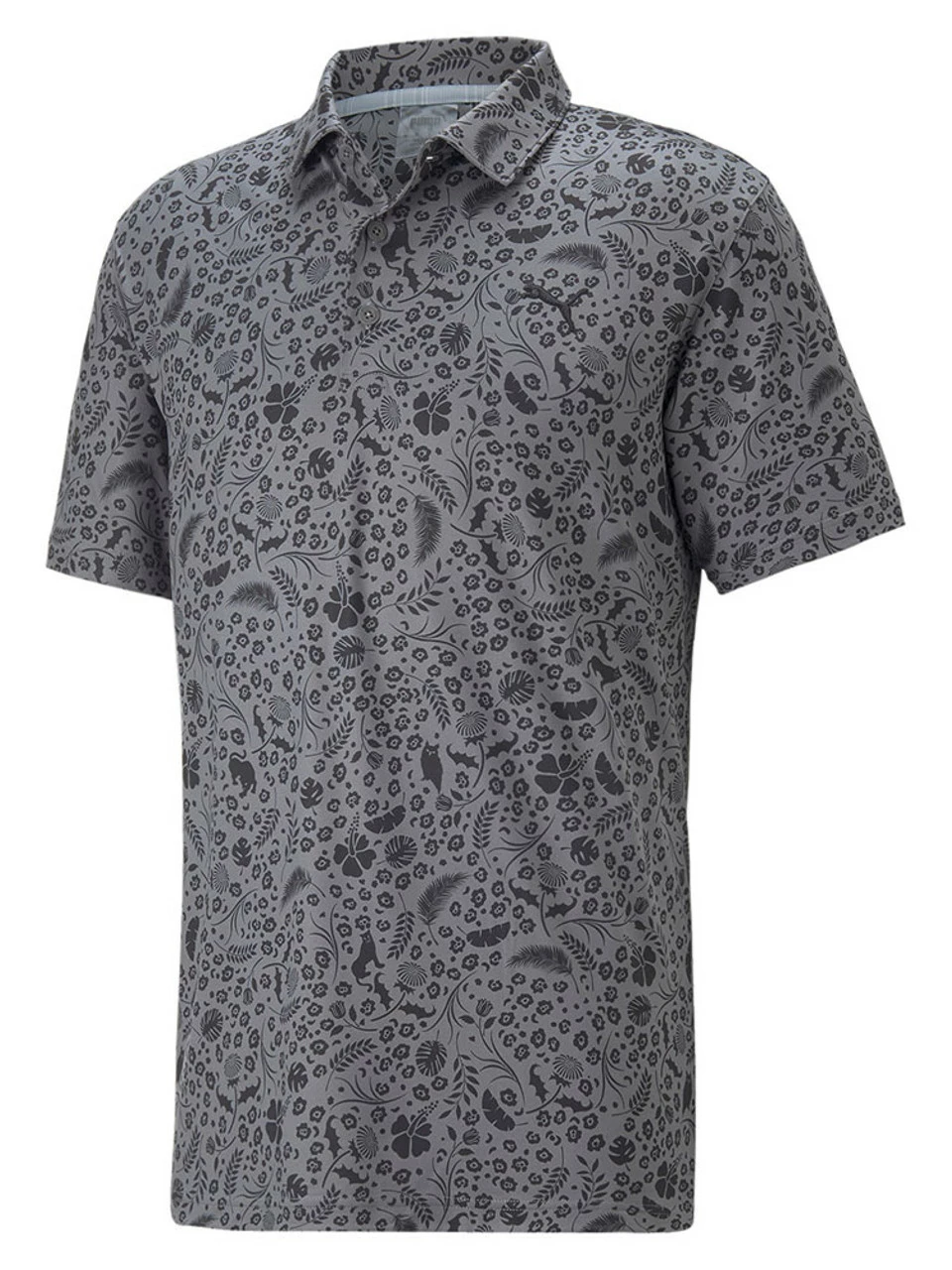 Puma CLOUDSPUN Petal Golf Polo - Quiet Shade/Puma Black 1 Puma CLOUDSPUN Petal Golf Polo - Quiet Shade/Puma Black