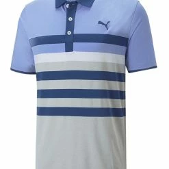 Puma MATTR One Way Polo - Lavender Pop/Blazing Blue
