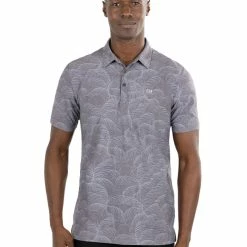 Travis Mathew Four Lakes Polo - Heather Dark Grey