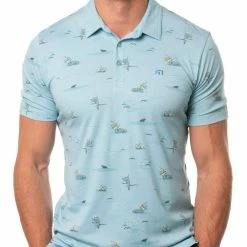 Travis Mathew Going Rogue Polo - Heather Delphinium