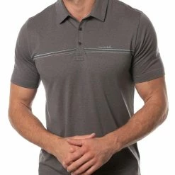 Travis Mathew Knot Today Polo - Heather Dark Grey