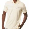 Travis Mathew Pit Boss Polo - Heather Pale Sunset
